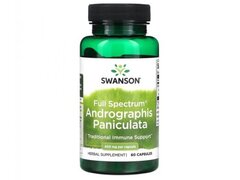 Full Spectrum Andrographis Paniculata 400 mg 60 Capsule Swanson